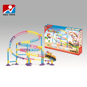 Lumière-up Coloré Ferroviaire <span class=keywords><strong>De</strong></span> Train Jouet <span class=keywords><strong>Piste</strong></span> <span class=keywords><strong>de</strong></span> <span class=keywords><strong>Course</strong></span> HC190107 - Product Image 1