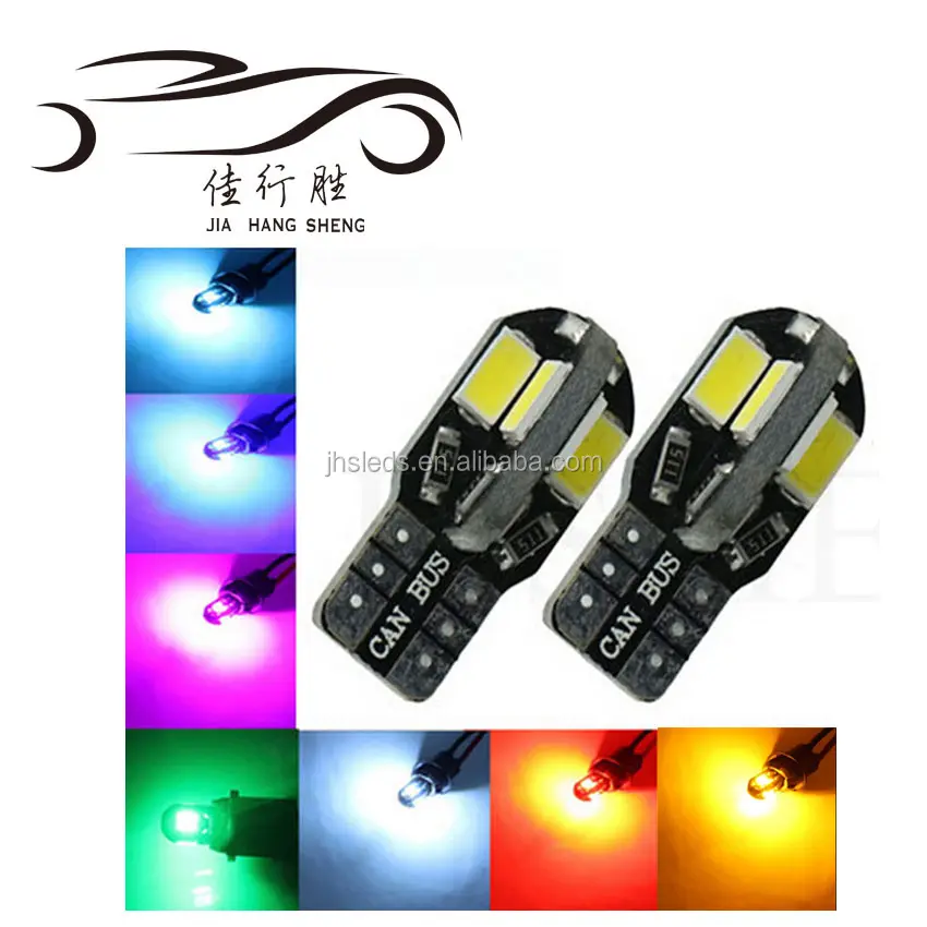 Luz LED Canbus T10 8smd 5630 5730 para coche, sin ERROR OBC, T10 W5W 194 SMD, luz de liquidación