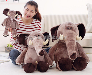 Moda niños sala de cama decoración almohada elefante de peluche de juguete al por mayor - Product Image 5