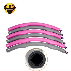 RAMBO Prezzo Basso Peso di Fitness Massaggio Schiuma Stampa Logo Personalizzato <span class=keywords><strong>Hula</strong></span> Hoops - Product Image 3