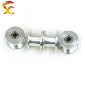 1368 # 3D máy in nhôm làm biếng ròng rọc <span class=keywords><strong>GT2</strong></span> 20 răng không có răng bên trong lỗ khoan <span class=keywords><strong>3mm</strong></span> với chiều rộng vành đai mang 6mm thời gian ròng rọc - Product Image 5