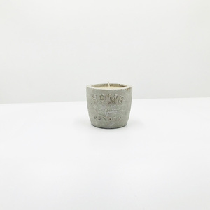 <span class=keywords><strong>Bougeoir</strong></span> en ciment <span class=keywords><strong>original</strong></span> en pierre personnalisé pour bougie en béton - Product Image 1