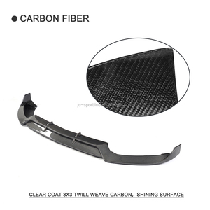 Fiber De carbone Voiture spoiler de Lèvre de Pare-chocs avant pour Mercedes Benz Classe <span class=keywords><strong>C</strong></span> W205 Sport C205 C43 15-17 - Product Image 4