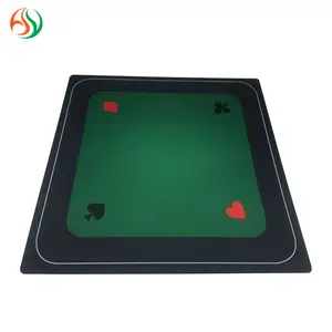 AY Green Hersteller Glücksspiel matte Faltbare Poker Billardtisch Casino Tragbares Gummis piel Poker Tischplatte Matte Luxus