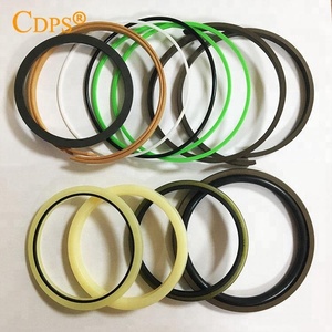 KOBELCO Kit di riparazione per escavatore SK200-8 Kit di tenuta del braccio del cilindro idraulico NBR + PTFE OEM YN01V00175R300 - Product Image 2