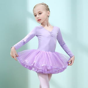 Kids Girls Long Sleeve Ballet <strong>Dress</strong> <strong>for</strong> Gymnastics Professional Ballet Tutu Children Costume Ruffle <strong>Dress</strong> <strong>Teen</strong> Girls Dance <strong>Dress</strong> - Product Image 4
