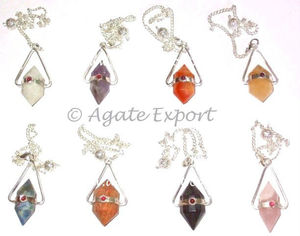 Mélange de Vogel en pierre précieuse avec des pendule en grenat - Product Image 1