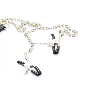 BEN FATTO Uomo Maschio Freddo Erotico Giocattolo Divertente Cintura In Pelle Nera Pinza Capezzolo Con O Ring Cock Ring - Product Image 6
