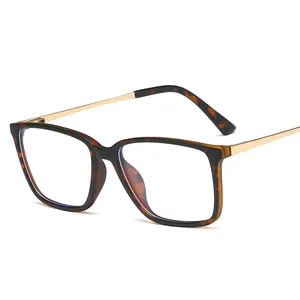 LG8008-Montura de gafas para hombre, con luz azul, protección contra radiación, Tr90, nuevo