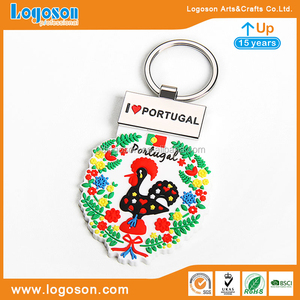 Llavero Decorativo de Metal Esmaltado con Gallo de Barcelos, Souvenir Profesional de Fábrica de <span class=keywords><strong>Portugal</strong></span> - Product Image 5
