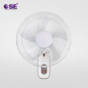 Cape Verde da 16 pollici ventilatore a parete 3 velocità oscillante elettrico aria di raffreddamento materiale plastico telecomando tipo di controllo meccanico - Product Image 2