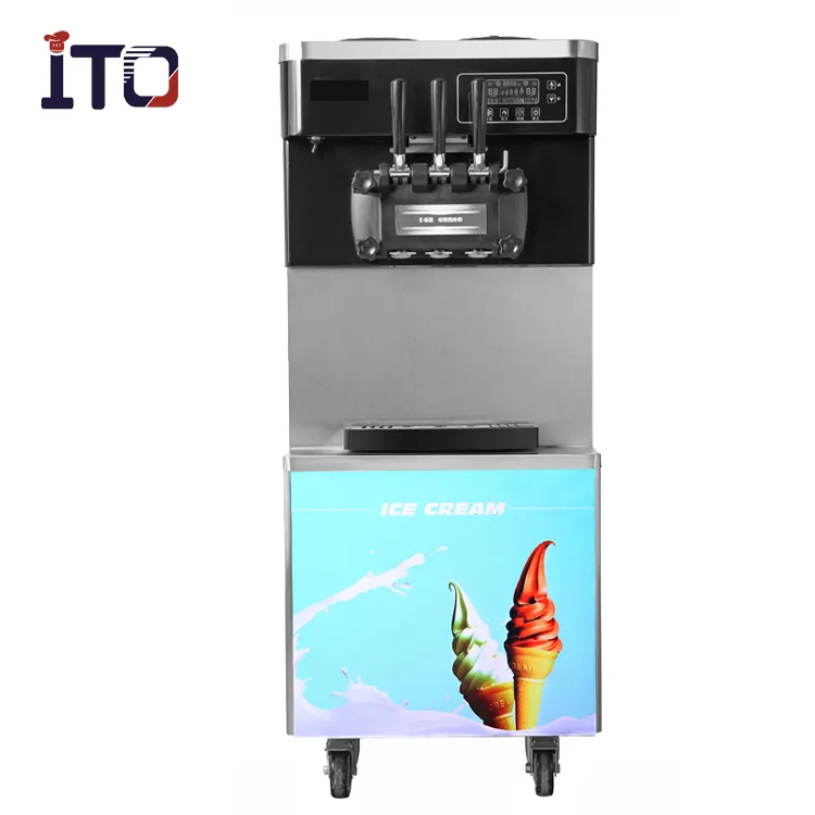 Three flavor taylor ice cream maker machine price commercial soft serve ice cream machine