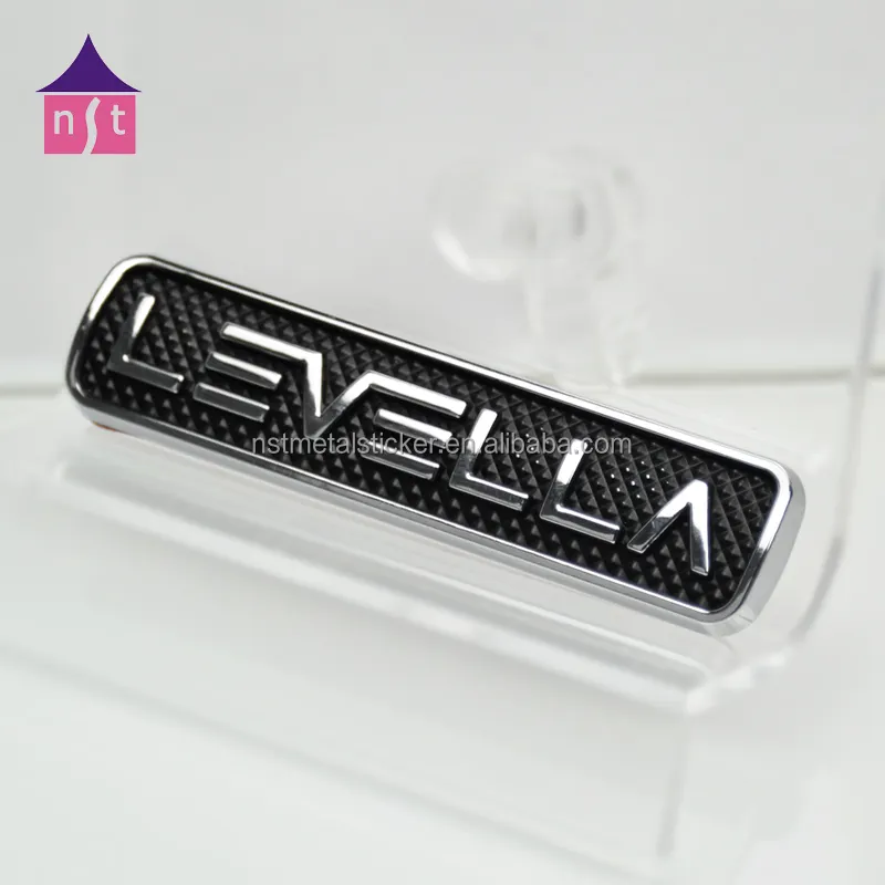 Cheap plastic ABS plated car nameplate emblem for wholesale
