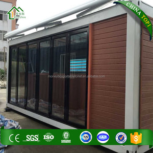 SANDWICH panel prefab steel structure folding 20ft 40ft container house maurice - Product Image 2