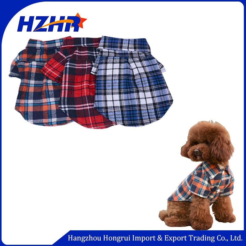 Оптовая Дешевые Товары Для Домашних Животных Собака Одежда Плед Собака Футболка Щенок Одежда