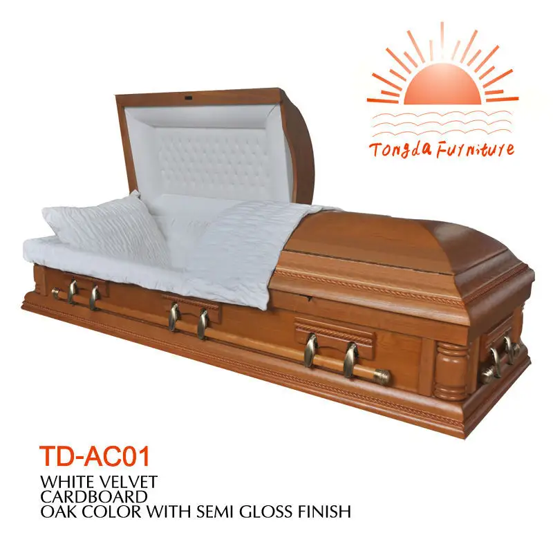 TD-AC01 Export OEM Funeral furniture casket and coffin