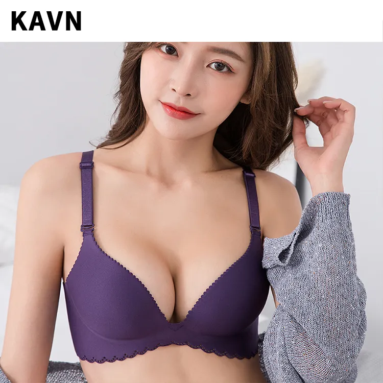 japanese sexy teen's exposed breast Push up nylon vip t shirt bra for women