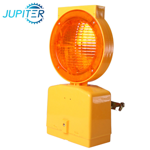 Khối Đường Giao Thông Cone Blinker Năng Lượng Mặt Trời An Toàn Led Vàng Flash Cảnh Báo Giao Thông Ánh Sáng - Product Image 2