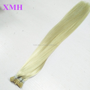 2016 En Çok Satan Fabrika Fiyat Yumuşak Pürüzsüz 100% Tapınak Hint Saç Keratin Ön Gümrük <span class=keywords><strong>I</strong></span> Tip Saç Uzatma - Product Image 4