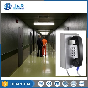 Telepon VoIP Penjara Tahan Vandal Berkualitas Tinggi, Telepon <span class=keywords><strong>IP</strong></span> Suara Kasar untuk Kail, Telepon Pusat Rehabilitasi - Product Image 6
