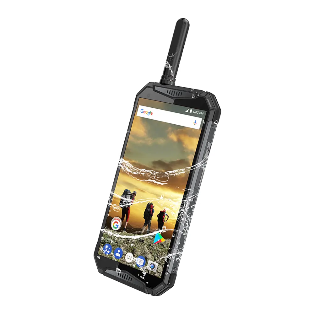 Ip68 वॉकी टॉकी Android8.1 LTE 4G फोन रेडियो T3 डीएमआर डिजिटल रेडियो UHF ट्रांसीवर जीएसएम/WCDMA/LTE रेडियो zello realptt