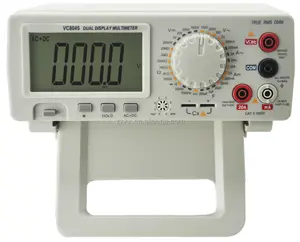 VC8045 Multimeter Digital 4 1/2, Multimeter Digital Tipe Bangku dengan AC/DC Volt/Ampere Hz/OHM/Tutup Tes