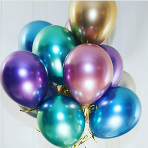 50Pcs 12นิ้วChrome Metallicลูกโป่งหนาหนาสำหรับงานแต่งงานวันเกิดครบรอบเทศกาลคริสต์มาสSBR105 - Product Image 4
