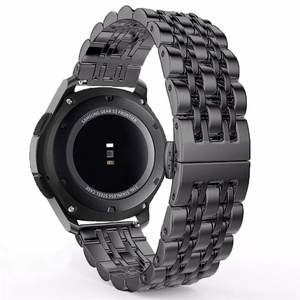 Bracelet de montre <span class=keywords><strong>Samsung</strong></span> <span class=keywords><strong>Gear</strong></span> <span class=keywords><strong>S3</strong></span> <span class=keywords><strong>Frontier</strong></span> / Classic <span class=keywords><strong>Gear</strong></span>/Galaxy, 22mm 20mm 22mm, 7 maillons en acier inoxydable, <span class=keywords><strong>46mm</strong></span> - Product Image 1