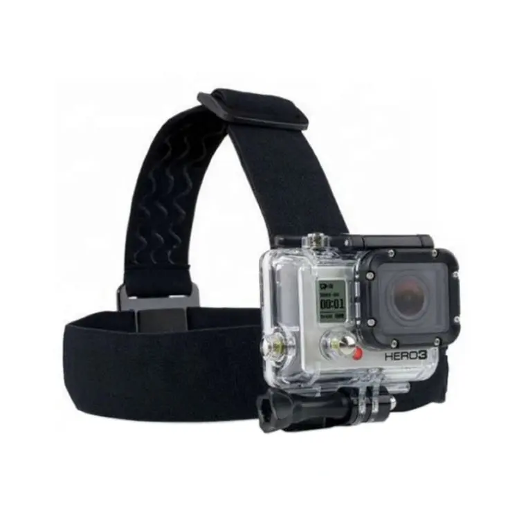 Anti-skid Elastic Adjustable Camera Accessories Head Strap Mount Skidproof Belt for Go Pro Action Sports Camera