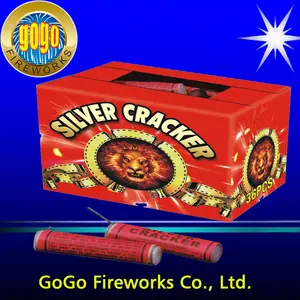 5.5Cm Zilveren Cracker Krachtige Donder Cracker Luid Knaller Cracker Bom Vuurwerk Vuurwerk Driehoek Crackers