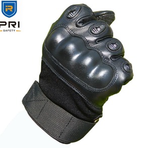 Cabretta ถุงมือขี่จักรยานแบบแข็งหนังปาล์ม,ถุงมือกันกระแทกสำหรับขี่จักรยานแข่งสีดำป้องกันเวลาเดินทาง