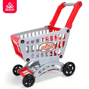 enfants de jouet chariot Suppliers-Fnixst-chariot en plastique pour bébés, supermarché, voiture de courses, chariot de poussée, pour enfants, jeu de cuisine, chariot, jouets