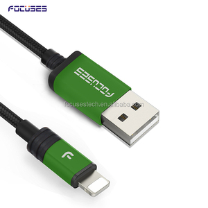 Alibaba al por mayor <span class=keywords><strong>1</strong></span> M 2.4A 8Pin <span class=keywords><strong>cable</strong></span> USB cargador de sincronización de datos <span class=keywords><strong>cable</strong></span> USB para iPhone IOS teléfono móvil - Product Image 2