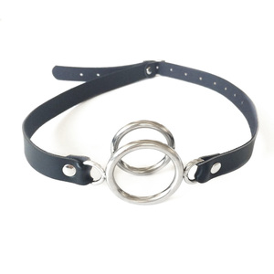 Rvs Double Ring Gag Open Mond Gag Bdsm <span class=keywords><strong>Bondage</strong></span> Beperkingen Mond Flail <span class=keywords><strong>Bondage</strong></span> Gag Fetish Adult Games Voor Koppels - Product Image 4