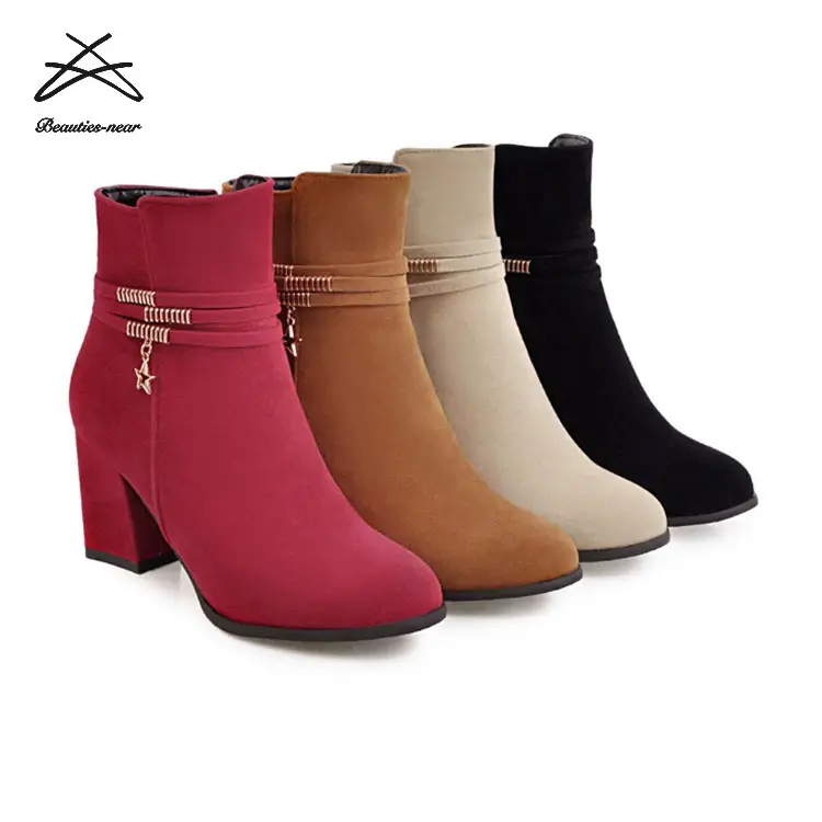 2018 New Arrival Roman Ankle Boot Low Heel Boots Women