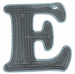 Vàng <span class=keywords><strong>Sequin</strong></span> Thiết Kế Chữ Sew On Patch Thêu Đính Vải Patches - Product Image 4