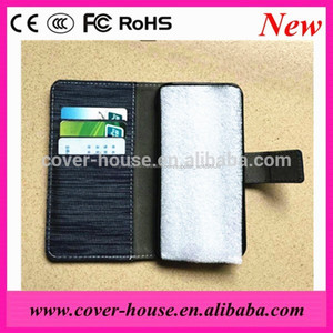 2015 caliente venta del dril de algodón de colores de cuero Case para <span class=keywords><strong>Samsung</strong></span> Galaxy S6 funda cartera de cuero para la S6 - Product Image 1