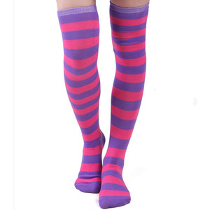 New Fashion Women's Girl Long Over <strong>Knee</strong> Stripes <strong>Socks</strong>, Thigh <strong>High</strong> Soft Cotton Fancy <strong>Knee</strong> <strong>High</strong> <strong>Socks</strong> - Product Image 2