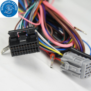 Benutzerdefinierte elektrische männlich-weibliche 2 <span class=keywords><strong>3</strong></span> 4 5 6 7 8 9 10 pin stecker kabelbaum - Product Image 4