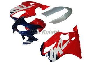 Motocicleta Panel lateral para <span class=keywords><strong>Honda</strong></span> CBR600F4 <span class=keywords><strong>CBR</strong></span> <span class=keywords><strong>600</strong></span> <span class=keywords><strong>F4</strong></span> 1999 2000 <span class=keywords><strong>carenado</strong></span> rojo blanco azul - Product Image 2
