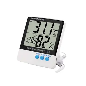 2023 Wall mounted temperature humidity Max Min Indoor digital 3 in 1 thermometer hygrometer probe thermometer hygrometer