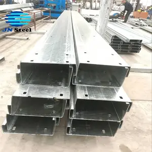 Aço galvanizado estrutura c canal luz calibre enquadramento de aço