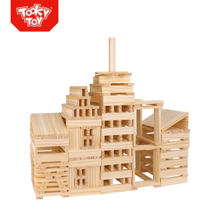 15% Fixed Discount Imagination Intelligence 250pcs Wooden Construction Building City Block