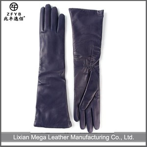 Gants Opear en cuir de couleur de robes de femmes de mode dans Lixian - Product Image 2