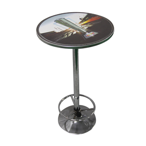 <span class=keywords><strong>Barato</strong></span> duradero cromado plateado muebles de <span class=keywords><strong>bar</strong></span> mesa de <span class=keywords><strong>centro</strong></span> redonda - Product Image 2