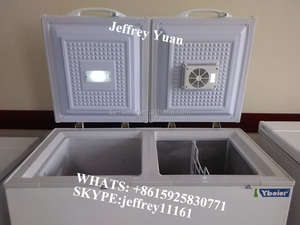 277L экономии энергии солнечных морозильной камеры DC 12V <span class=keywords><strong>24V</strong></span> постоянным током морозильник холодильник с двойной зоны и 110 мм; Изоляционный кабель