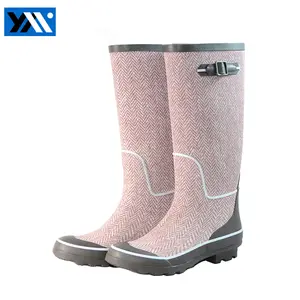 New fashion sexy ladies waterproof rubber wellington boots