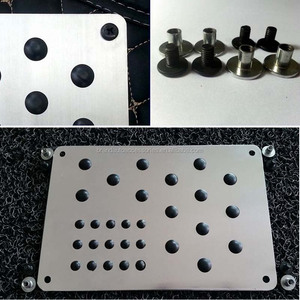 Tapis de sol universel pour voiture en aluminium, plaque de protection pour pédale, repose-pieds - Product Image 4