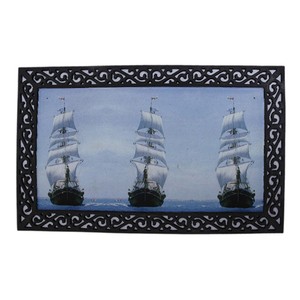 Retenir L'eau Froide-Résistant Polyester Matériel Voile Conception Non-Glissement Natte De Plage - Product Image 1