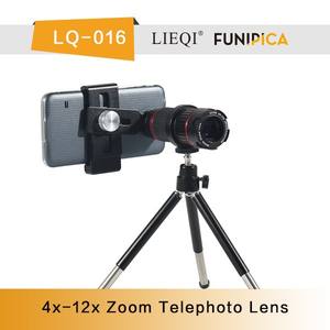 Nouvelle arrivée LIEQI 4x 12x Zoom téléobjectif lentilles pour <span class=keywords><strong>samsung</strong></span> <span class=keywords><strong>galaxy</strong></span> s5 téléphone <span class=keywords><strong>portable</strong></span> <span class=keywords><strong>pas</strong></span> <span class=keywords><strong>cher</strong></span> camera lens - Product Image 1